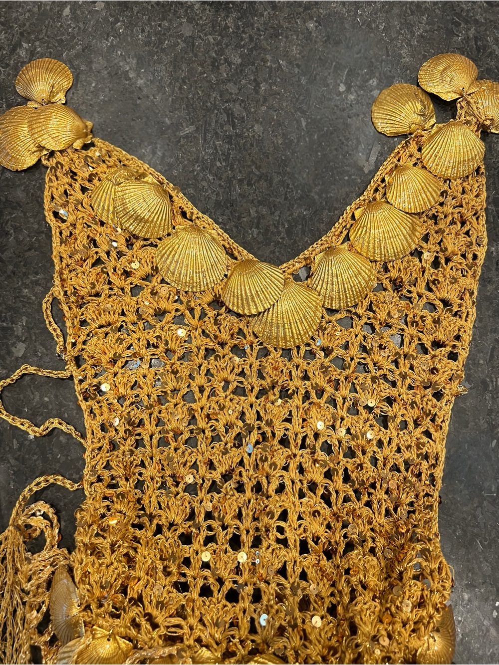 Calypso dress - Gold - Picture 7 of 8